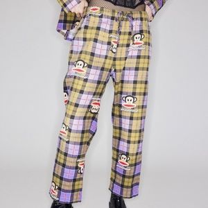 NWT MadeMe X Paul Frank Plaid Pajama Pant